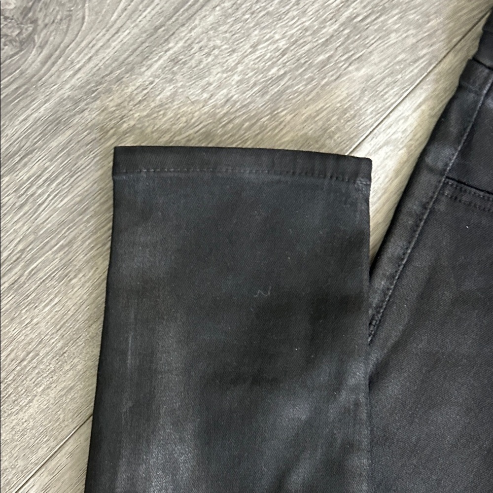 NWT J Brand x Halpern Maria High Rise Skinny Jeans Black Fringe Chain Sz 26 $398 - Picture 8 of 13